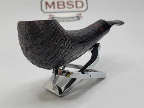 English Made Rusticated Scoop Estate Briar Tobacco Smoking Pipe, London [SOLD OUT] - Image 9