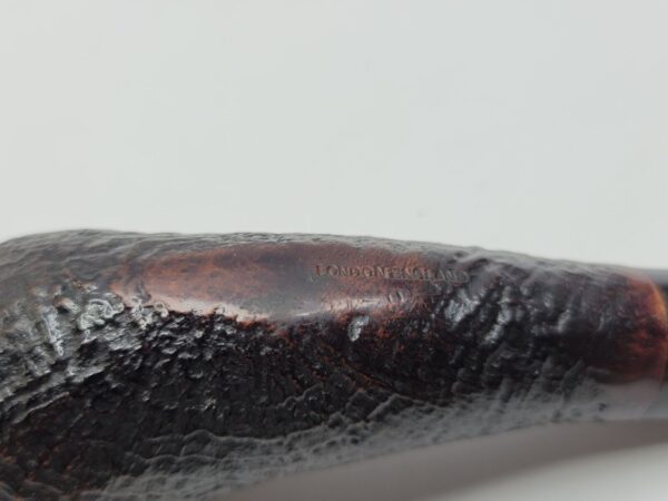 English Made Rusticated Scoop Estate Briar Tobacco Smoking Pipe, London [SOLD OUT] - Image 10