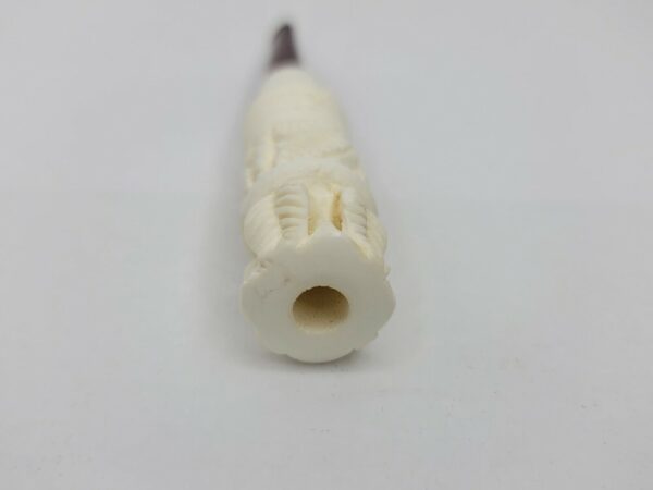 LARGE HAND CARVED MEERSCHAUM CIGARETTE HOLDER / ONE HITTER - Great Gift [SOLD OUT] - Image 5