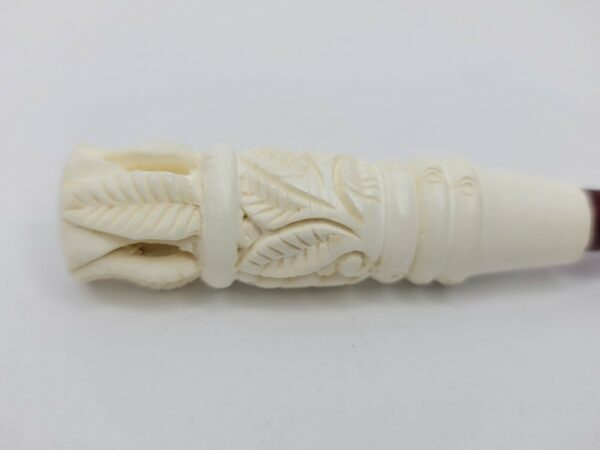 LARGE HAND CARVED MEERSCHAUM CIGARETTE HOLDER / ONE HITTER - Great Gift [SOLD OUT] - Image 7
