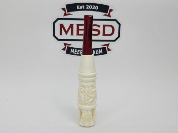 LARGE HAND CARVED MEERSCHAUM CIGARETTE HOLDER / ONE HITTER - Great Gift [SOLD OUT] - Image 8
