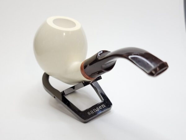 MBSD Meerschaum Bent Ball Block Meerschaum Tobacco Pipe, Clincher, 9mm Filter [SOLD OUT] - Image 7