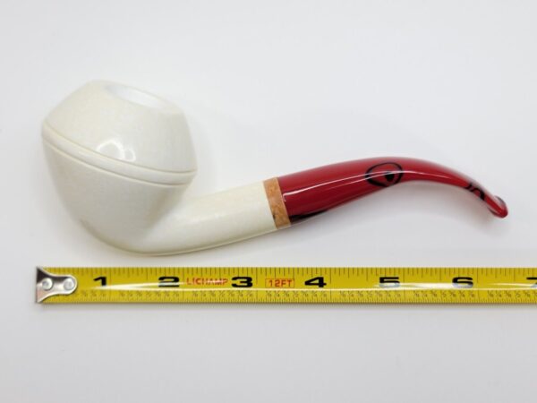 MBSD Meerschaum Bent Bulldog Block Meerschaum Tobacco Pipe, High Grade, 9mm... [SOLD OUT] - Image 14