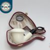 MBSD Meerschaum Deluxe Calabash Block Meerschaum Tobacco Pipe, 9mm Filter, Case [SOLD OUT]