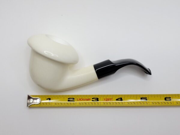 MBSD Meerschaum Deluxe Calabash Block Meerschaum Tobacco Pipe, 9mm Filter, Case [SOLD OUT] - Image 17