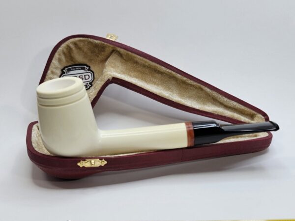 MBSD Meerschaum Lovat Block Meerschaum Tobacco Smoking Pipe, Case, 9mm Filter [SOLD OUT] - Image 3