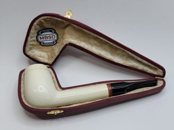 MBSD Meerschaum Lovat Block Meerschaum Tobacco Smoking Pipe, Case, 9mm Filter [SOLD OUT] - Image 4