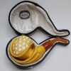 MBSD Meerschaum Masters Sadik Yanik Block Meerschaum Floral Tobacco Pipe, 9mm [SOLD OUT] - Image 5