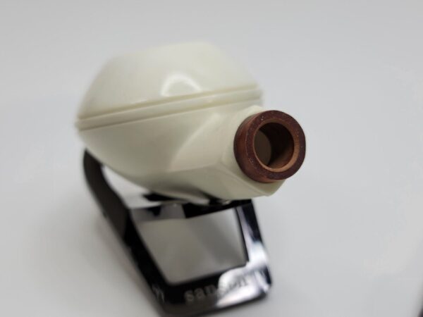MBSD Meerschaum Squat Bulldog Block Meerschaum Tobacco Pipe, 9mm Filter [SOLD OUT] - Image 11
