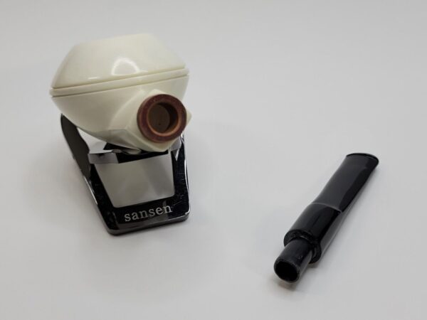 MBSD Meerschaum Squat Bulldog Block Meerschaum Tobacco Pipe, 9mm Filter [SOLD OUT] - Image 13