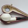 MBSD Meerschaum Squat Bulldog Block Meerschaum Tobacco Pipe, 9mm Filter [SOLD OUT] - Image 3