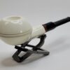 MBSD Meerschaum Squat Bulldog Block Meerschaum Tobacco Pipe, 9mm Filter [SOLD OUT] - Image 5