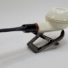 MBSD Meerschaum Squat Bulldog Block Meerschaum Tobacco Pipe, 9mm Filter [SOLD OUT] - Image 9