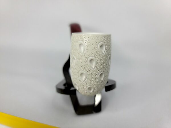 MBSD Meerschaum Tall Lattice Carved Meerschaum Tobacco Pipe, Fitted Case [SOLD OUT] - Image 7