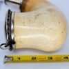 Massive Antique 1800s Meerschaum Tobacco Pipe Bowl, Kalmasch, Double Silver [SOLD OUT] - Image 11