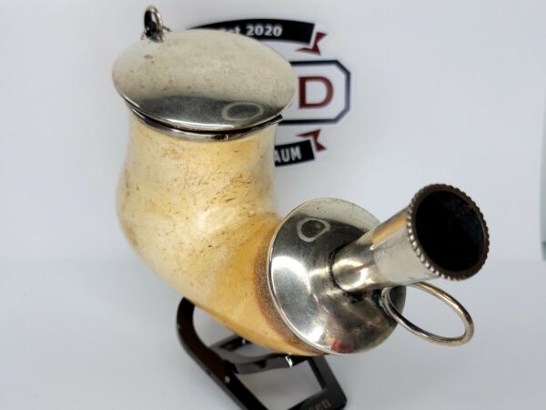 Massive Antique 1800s Meerschaum Tobacco Pipe Bowl, Kalmasch, Double Silver [SOLD OUT] - Image 7