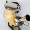 Massive Antique 1800s Meerschaum Tobacco Pipe Bowl, Kalmasch, Double Silver [SOLD OUT] - Image 9