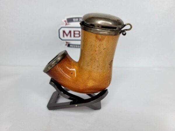 Ornate Antique 19th Century Block Meerschaum Tobacco Pipe Bowl, Victorian [SOLD OUT] - Image 6