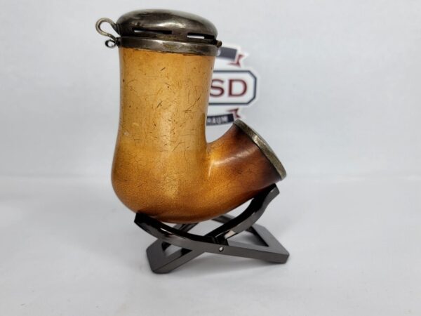 Ornate Antique 19th Century Block Meerschaum Tobacco Pipe Bowl, Victorian [SOLD OUT]