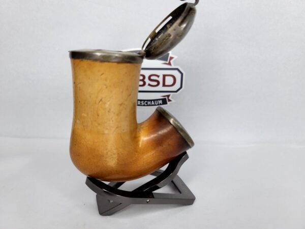 Ornate Antique 19th Century Block Meerschaum Tobacco Pipe Bowl, Victorian [SOLD OUT] - Image 8