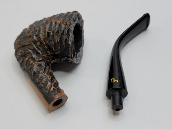 Peterson Aran 127 Rusticated Bent Dublin Briar Tobacco Pipe, Ireland, New [SOLD OUT] - Image 17
