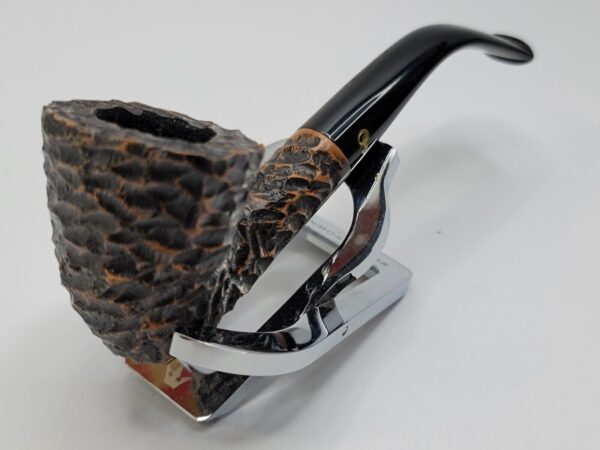 Peterson Aran 127 Rusticated Bent Dublin Briar Tobacco Pipe, Ireland, New [SOLD OUT] - Image 5