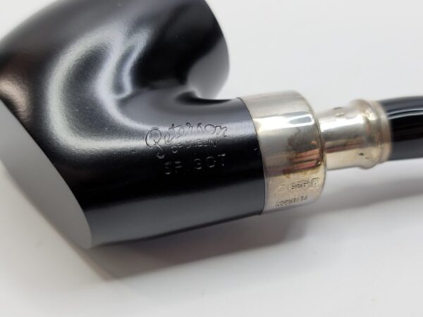Peterson Ebony Spigot 306 Sitter Oom Paul Briar Tobacco Pipe, Fishtail, Ireland [SOLD OUT] - Image 13