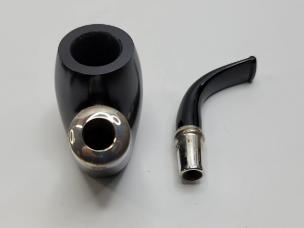 Peterson Ebony Spigot 306 Sitter Oom Paul Briar Tobacco Pipe, Fishtail, Ireland [SOLD OUT] - Image 19