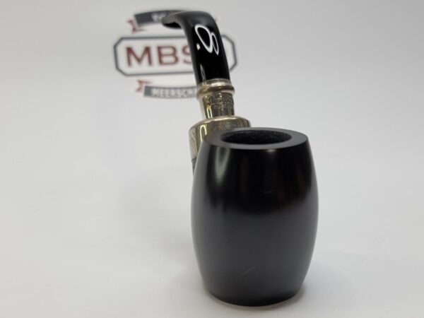 Peterson Ebony Spigot 306 Sitter Oom Paul Briar Tobacco Pipe, Fishtail, Ireland [SOLD OUT] - Image 8