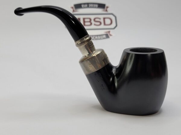Peterson Ebony Spigot 306 Sitter Oom Paul Briar Tobacco Pipe, Fishtail, Ireland [SOLD OUT] - Image 9