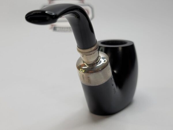 Peterson Ebony Spigot 306 Sitter Oom Paul Briar Tobacco Pipe, Fishtail, Ireland [SOLD OUT] - Image 10