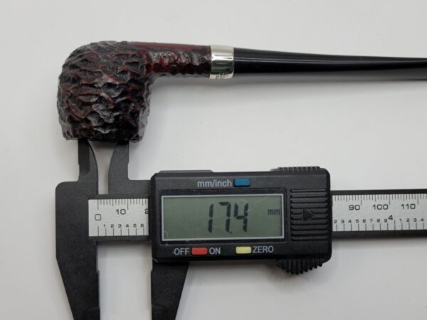 Peterson Junior Rusticated Straight Apple Briar Tobacco Pipe, Fishtail [SOLD OUT] - Image 14