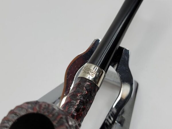 Peterson Junior Rusticated Straight Apple Briar Tobacco Pipe, Fishtail [SOLD OUT] - Image 7