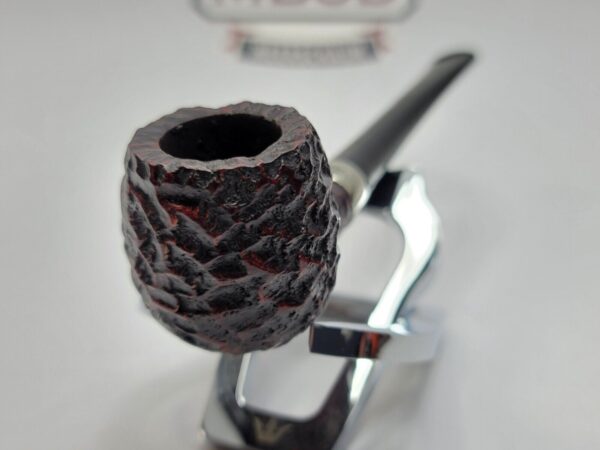 Peterson Junior Rusticated Straight Apple Briar Tobacco Pipe, Fishtail [SOLD OUT] - Image 8