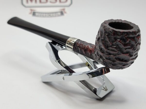 Peterson Junior Rusticated Straight Apple Briar Tobacco Pipe, Fishtail [SOLD OUT] - Image 9