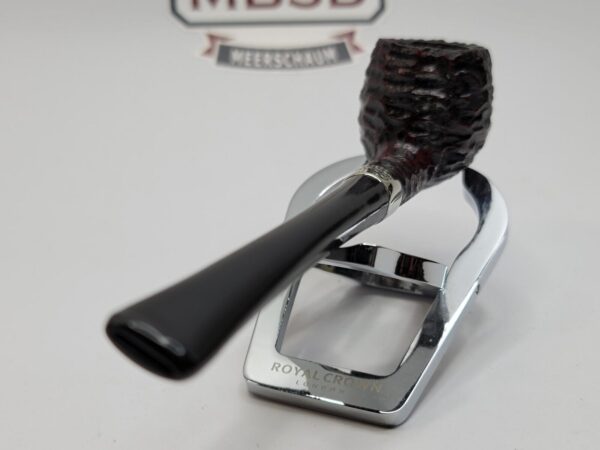 Peterson Junior Rusticated Straight Apple Briar Tobacco Pipe, Fishtail [SOLD OUT] - Image 10