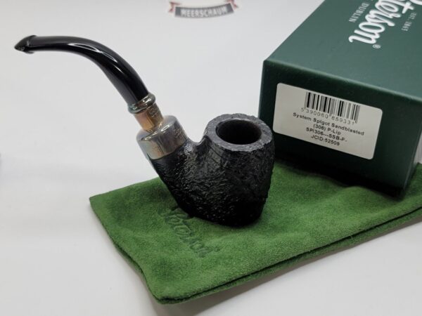 Peterson System Spigot Sandblasted 306 Briar Tobacco Smoking Pipe, P-Lip, New [SOLD OUT] - Image 4