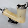 Rare, Large Antique 19th Century Meerschaum Tobacco Pipe Bowl, Double Silver... [SOLD OUT] - Image 4
