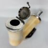 Rare, Large Antique 19th Century Meerschaum Tobacco Pipe Bowl, Double Silver... [SOLD OUT] - Image 8