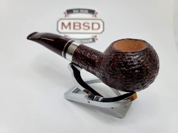 Savinelli Bacco 321 Rusticated Dark Brown Author Briar Tobacco Pipe, 6mm [SOLD OUT] - Image 7