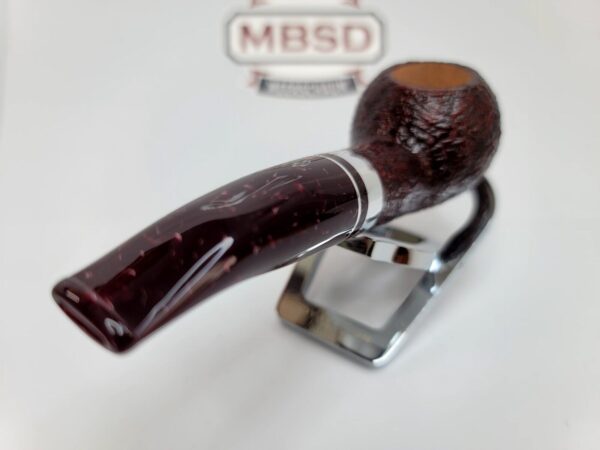Savinelli Bacco 321 Rusticated Dark Brown Author Briar Tobacco Pipe, 6mm [SOLD OUT] - Image 8