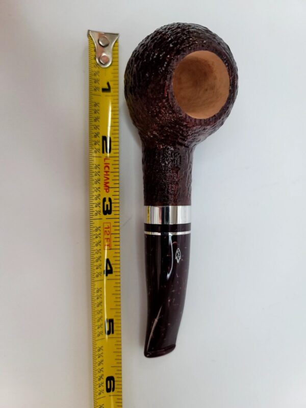 Savinelli Bacco 321 Rusticated Dark Brown Author Briar Tobacco Pipe, 6mm [SOLD OUT] - Image 10