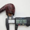 Savinelli Eleganza 606 KS Sandblssted Briar Tobacco Pipe, 6mm [SOLD OUT] - Image 20
