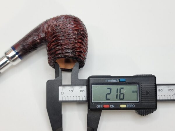 Savinelli Eleganza 606 KS Sandblssted Briar Tobacco Pipe, 6mm [SOLD OUT] - Image 20