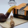 Savinelli Miele 642 KS Rusticated Bent Apple Briar Tobacco Smoking Pipe, 6mm [SOLD OUT]