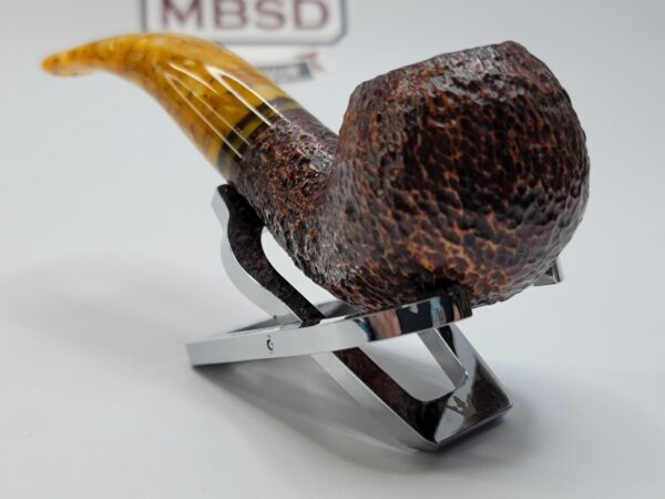 Savinelli Miele 642 KS Rusticated Bent Apple Briar Tobacco Smoking Pipe, 6mm [SOLD OUT] - Image 12