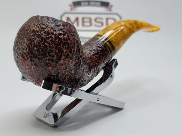 Savinelli Miele 642 KS Rusticated Bent Apple Briar Tobacco Smoking Pipe, 6mm [SOLD OUT] - Image 8