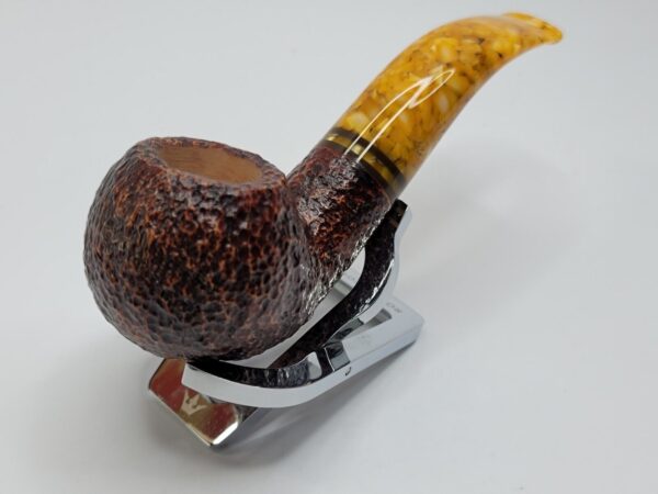 Savinelli Miele 642 KS Rusticated Bent Apple Briar Tobacco Smoking Pipe, 6mm [SOLD OUT] - Image 9