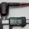 Savinelli Roma Lucite 111 KS Rusticated Billiard Briar Tobacco Pipe, 6mm, Italy [SOLD OUT] - Image 15