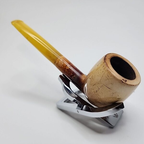 Vintage Block Meerschaum Tobacco Smoking Pipe, Great Color [SOLD OUT] - Image 4